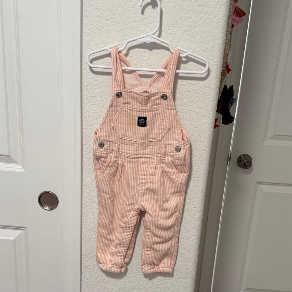 OshKosh B'gosh Pink Striped Overalls